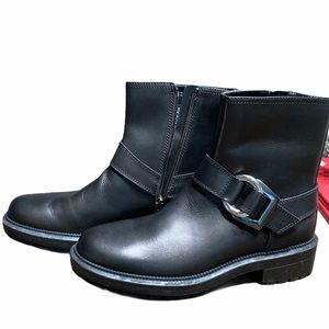 Aquatalia Lexi Lug Sole Weatherproof Leather Boots